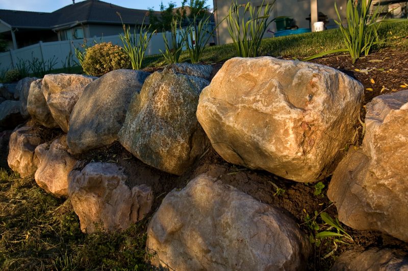 Boulder Retaining Wall